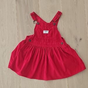 OshKosh B'gosh Red Pinafore Dress